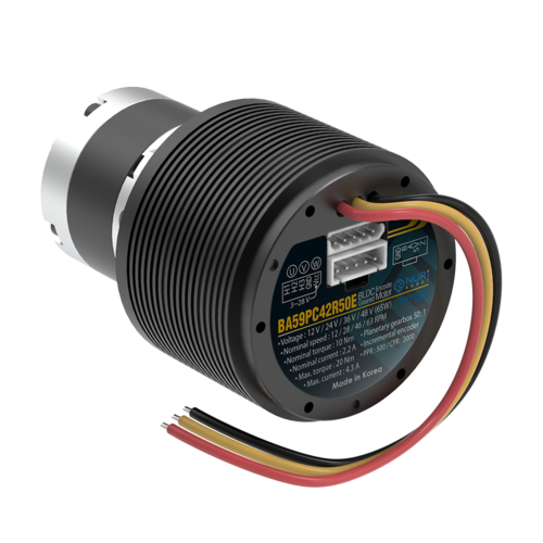 Nuri Robot Planetary Gear BLDC Motor Encoder BA59PC42E