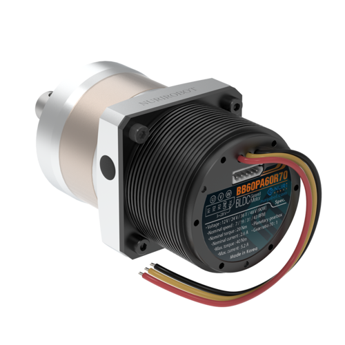 Nuri Robot Planetary Gear BLDC Motor BB60PA60